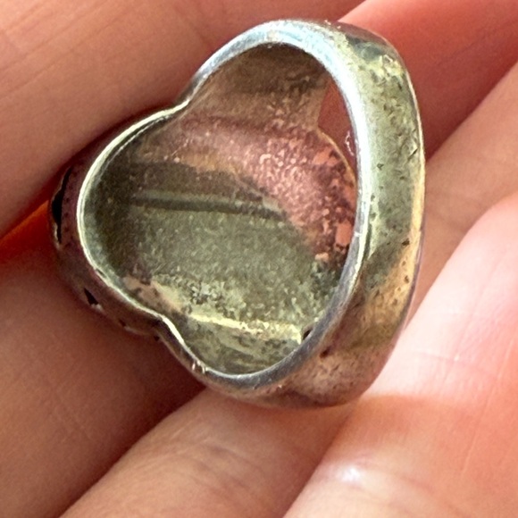 Carolyn Pollack Silver and Green Turquoise Ring! - Picture 5 of 9